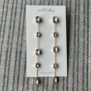 ettika crystal dangle earrings